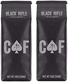 Black Rifle Coffee Company CAF Blend, Medium Roast Ground (Pack of 2)