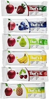 That's it Super Sampler, Pack of 12, (2 Apple+Blueberry, 2 Apple+Strawberry, 2 Apple+Pineapple, 2 Apple+Pear, 2 Apple+Cherry, 2 Apple Banana)