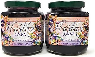 Wild Montana Huckleberry Jams and Preserves (2 Pack of Jam)