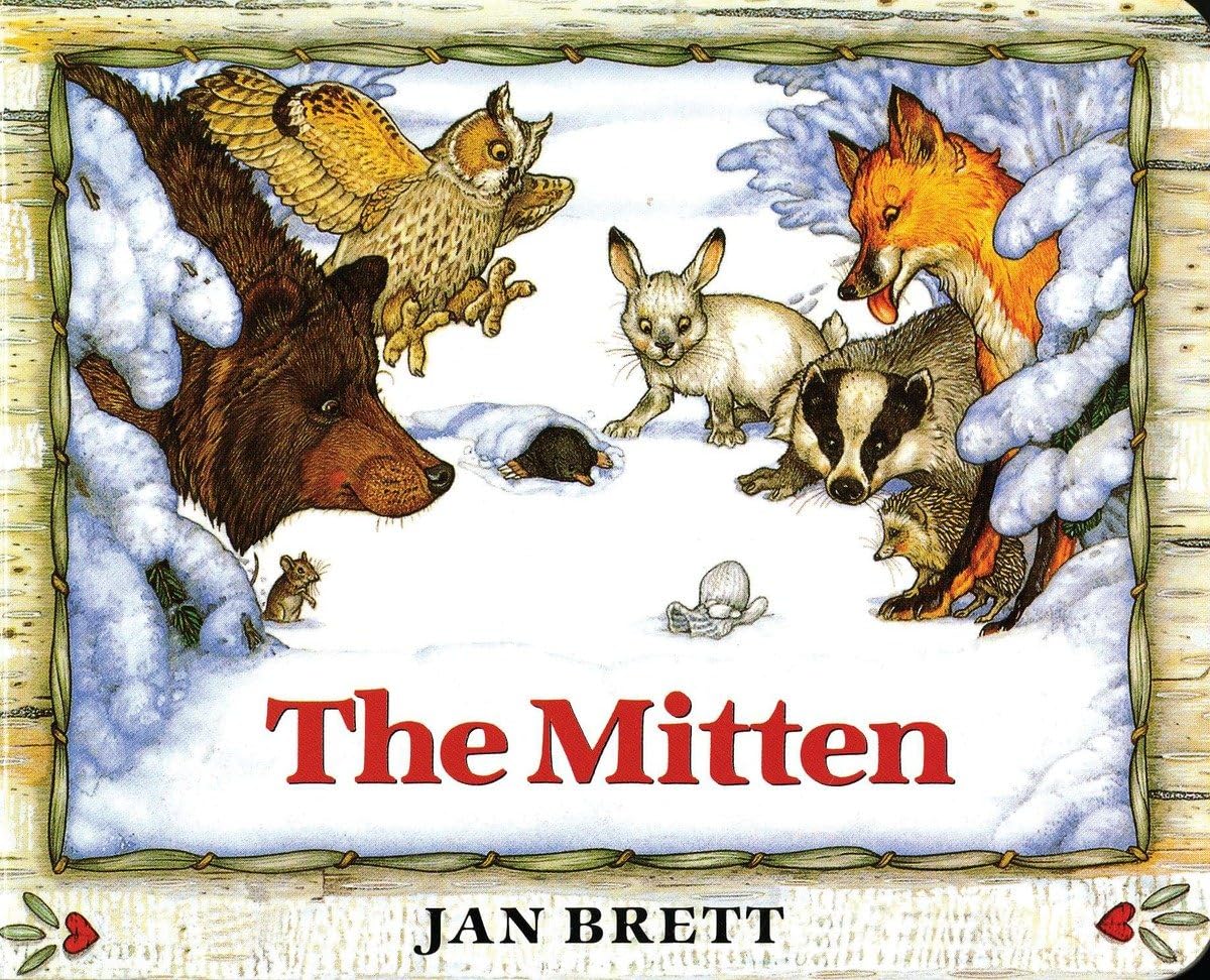 The Mitten by Jan Brett book cover