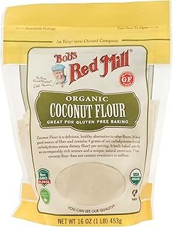 Bob's Red Mill Organic Gluten Free Coconut Flour, 16 Ounce