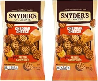 Snyder's of Hanover Pretzel Sandwiches - Cheddar Cheese - 8 oz - 2 Pack