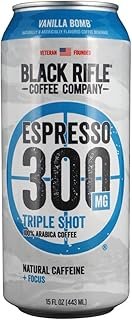 Black Rifle Coffee Company RTD (Vanilla Bomb, 15 Fl Oz (Pack of 12))
