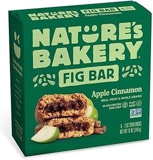 Nature's Bakery Apple Cinnamon Real Fruit, Whole Grain Fig Bar - 6 ct. (12 oz.)