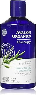 Avalon Organics Thickening Shampoo Complex (Packaging may vary), Biotin B, 14 Fl Oz