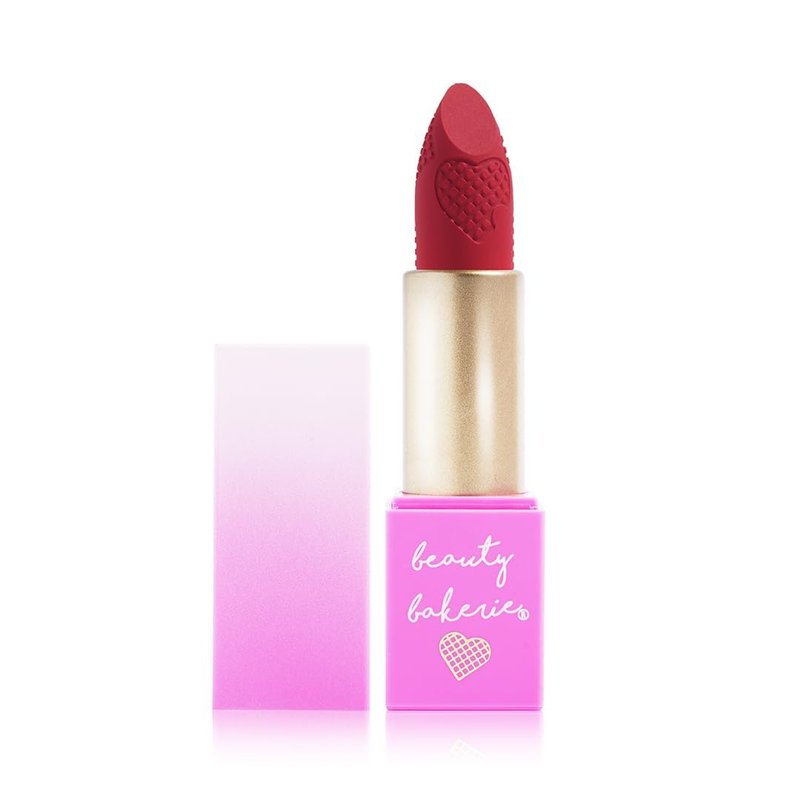 Beauty Bakerie Makeup Matte Lipstick, Long Lasting 24hr Wear Lip Stick for Women, Smooth Matte Finish, Highly Pigmented, Moisturizing, Smudge-Proof Matt Lipsticks, 3.5g, Waffle Pops