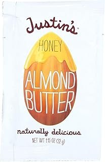 Justin's Nut Butter Squeeze Pack - Almond Butter - Honey - Case Of 10-1.15 Oz.
