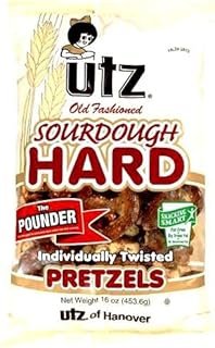 Utz Of Hanover Old Fashioned Pretzels, Sourdough Hard, 16 Ounce