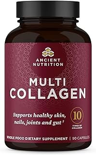 Ancient Nutrition Collagen Peptides Pills, Hydrolyzed Multi Collagen Supplement, Types I, II, II, V & X, Supports Healthy Skin and Nails, Gut Health and Joints, 90 Capsules