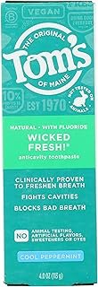 Toms of Maine Wicked Fresh Cool Peppermint AC Toothpaste, 4 OZ
