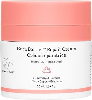 Drunk Elephant Bora Barrier Repair Cream - 50 ml/1.69 fl oz - Ultra-Rich Moisturizer - Clean Clinical Skincare - Cruelty-Free - Dermatologist-Tested - Free of Essential Oils, Silicones, and Fragrance
