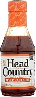 Head Country 312487 BBQ Apple Habanero Sauce, 20 oz - Pack of 6