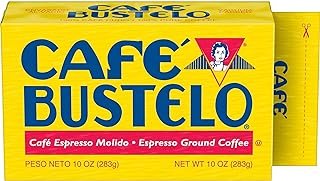 Café Bustelo Espresso Dark Roast Ground Coffee Brick, 10 Ounces
