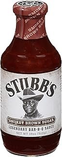 Stubb's Smokey Brown Sugar BBQ Sauce, 18 oz (Pack of 4)