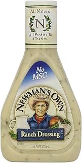 Newman's Own Salad Dressing Ranch, 16-Ounce (Pack of 3)