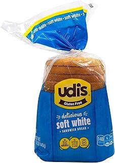 Udi's Gluten Free White Bread, Frozen Sandwich Bread, 12 oz.