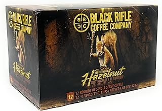 Black Rifle Coffee Company Hazelnut Single Serve Pods Medium Roast - 12 count - Roasted in the USA - America's Coffee