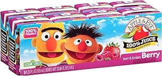 Apple & Eve Sesame Street Juice, Bert and Ernie's Berry, 4.23 Fluid-oz., Pack of 8