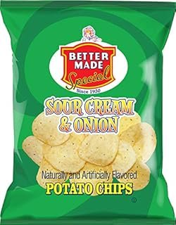 Better Made Special Potato Chips (8) x Bags 2.75oz Each (Pack of 8) (SOUR CREAM & ONION)