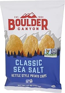 Boulder Canyon Sea Salt Kettle Chips, 6.5 oz