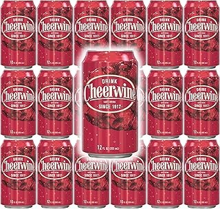 Cheerwine Soda, 12 oz can (18 cans)