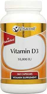 Vitacost Vitamin D3 (as Cholecalciferol) - 10000 IU - 365 Capsules