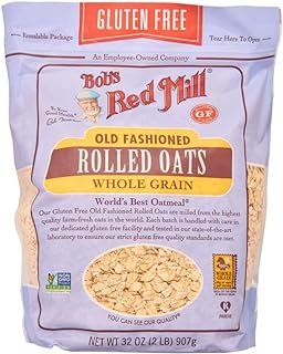 Bob's Red Mill Gluten Free Organic Old Fashioned Rolled Oats, 2 LB (Pack of 2)