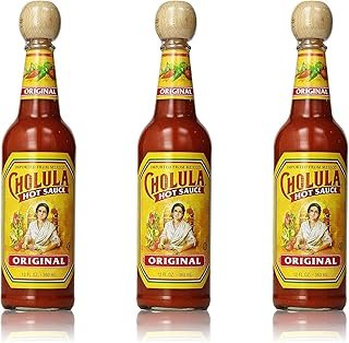 Cholula Original Hot Sauce, 12 Fluid Ounces, Pack of 3 Bottles (36 Fl Oz Total)