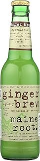 Maine Root Ginger Brew Soda, 12 Ounce - 4 per pack - 6 packs per case.