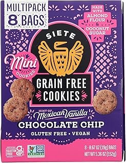 Siete Family Foods Mini Chocolate Chip Cookies, 5.36 Oz