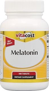 Vitacost Melatonin Time Release 5 mg Plus B6-100 Tablets