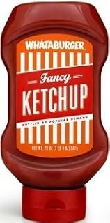 Whataburger Condiments (Pack of 1) (Original Ketchup 20oz)