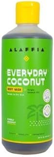 Alaffia Everyday Coconut Body Wash Virgin Coconut Oil Normal To Dry Skin Purely Coconut