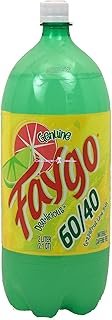 Faygo 60/40 grapefruit lime citrus soda pop, 2-liter plastic bottle