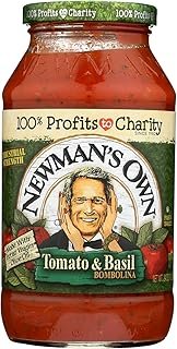 Newman's Own Tomato & Basil Pasta Sauce, 24 oz
