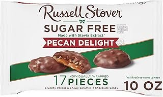 Russell Stover Sugar Free Pecan Delights with Stevia, 10 oz. Bag
