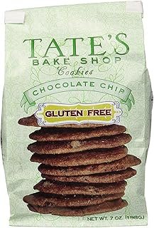 Tate's Bake Shop Cookies - Gluten Free Chocolate Chip - All Natural - Each Bag is 7 Ounces (Pack of 12)