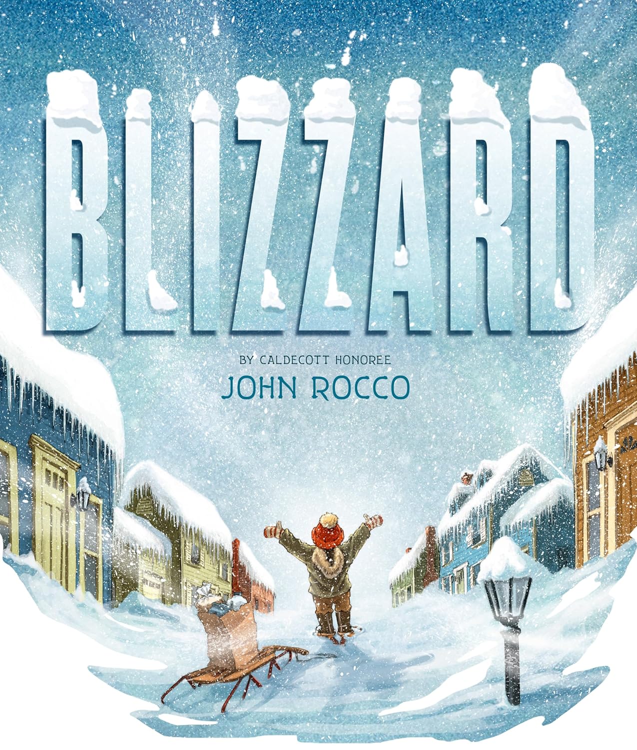 Blizzard by John Rocco book cover