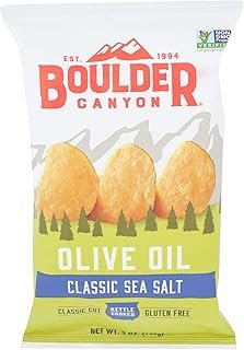 Boulder Canyon Chips Kettle Olive Oil Natural, 5 oz