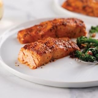 Omaha Steaks Seafood Variety Pack (Marinated Salmon Fillets, Stuffed Sole With Scallops and Crabmeat, Wild Argentinian Red Shrimp, Pub-Style Cod, and Redhook Ale Beer-Battered Shrimp)