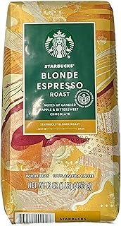 Starbucks Blonde Espresso Roast (1 lb) Light Roast Whole Bean Coffee