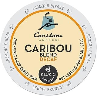 Caribou Coffee 6995CT Caribou Blend Decaf Coffee K-Cups, 96/carton