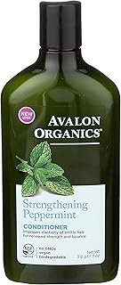 Avalon Organics Conditioner Strengthening Peppermint, 11 oz