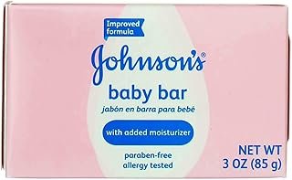 Johnsons Baby Bar Soap Boxed (89ml), 3 Ounce (Pack of 2)