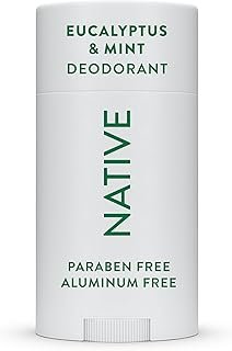 Native Aluminum-Free Clean Deodorant with Natural Derived Ingredients, 72HR odor control | Deodorant for Women and Men, With Baking Soda, Coconut Oil, Shea Butter | Eucalyptus & Mint