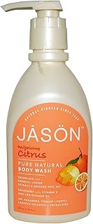 JASON Natural Products Body Wash Citrus Satin 30 Fluid Ounce - 5 Pack