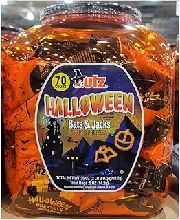 Utz Halloween Pretzel 70Count Net Wt 35 Oz, 35 Ounce (Pack of 1)