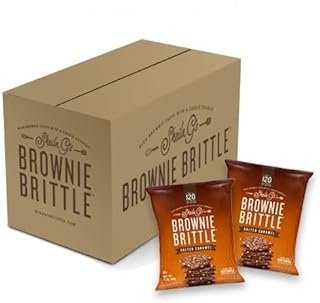 Sheila G's Brownie Brittle, Salted Caramel, 1 Ounce Bag (Pack of 72) (Packaging May Vary)