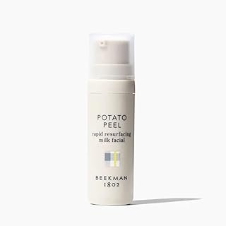 Beekman 1802 Potato Peel - 0.5 fl oz - Fragrance Free - Rapid Resurfacing Milk Facial - At-Home Peel - Visibly Reduces Appearance of Fine Lines & Dark Spots - Good for Sensitive Skin - Cruelty Free