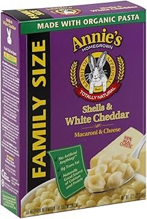 Annie's Homegrown Shells & White Cheddar Macaroni & Cheese 6-Ounce (Pack of 24)